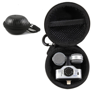 Sacoche de protection pour microphone de voyage personnalisée des fabricants mallette à outils EVA pour Zoom IQ7/iQ6/<span class=keywords><strong>iQ5</strong></span> sac de rangement compact pour micros stéréo - Product Image 1