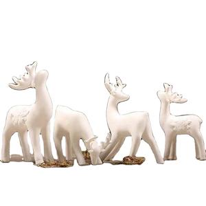 Accessori Decorativi Artigianali Regali di Nozze Ornamenti di Cervi in Ceramica Stile Nordico Semplice e Moderno Arredamento Creativo per Soggiorno - Product Image 5