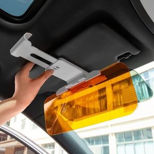 Pare-soleil universel portable de luxe pour voiture, anti-éblouissement jour et nuit, anti-feux de route, pare-brise pliable, lunettes de protection solaire relevables - Product Image 3