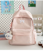Mochila Escolar OEM para Niñas de Primaria y Secundaria, Pequeña, Linda, Estilo Moderno, de Alta Gama, Gran Capacidad, Lona, Poliéster