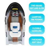Bateau Électrique de Course Miniature Havospark Epp avec Batterie au Lithium Haute Vitesse – Divertissement Aquatique Propulsé, Jet Ski et Karting