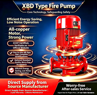 Ensemble de pompes verticales XBD pour incendie, haute pression, pour hydrant et sprinkler, équipement de pression pour système d'alimentation en eau incendie industriel