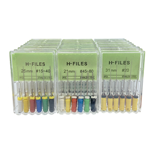 6Pcs/Pack Dental Hand Use H-<strong>Files</strong> 21/25mm Stainless Steel Endodontic Root Canal <strong>Files</strong> Dentist Tools Dental Lab Instruments - Product Image 4