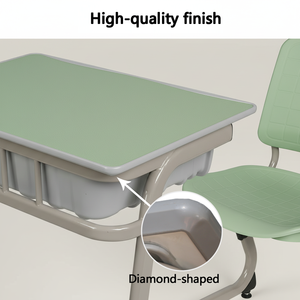 Sièges de salle de conférence ergonomiques avec <span class=keywords><strong>tablette</strong></span> d'écriture intégrée en PP - Mobilier haute performance et durable - Product Image 2