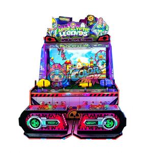 Machine de jeu d'arcade colorée pour enfants, 3 joueurs, tir à l'eau, fonctionnant à pièces, pour parcs d'attractions - Product Image 1