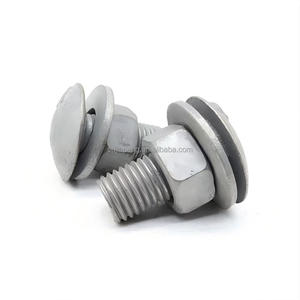 Baut Mur Baja Q235 Galvanis Celup Panas Anti Maling Ukuran Sesuai Pesanan Permukaan Anti Pantul Perlindungan Tinggi untuk Pagar Pengaman Jalan Raya - Product Image 5