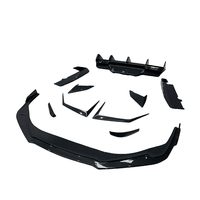 Kit carrosserie en fibre de carbone sèche de style V amélioré pour Lamborghini STO, diffuseurs avant et arrière, jupes latérales, aérations de capot