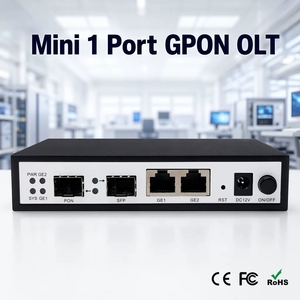 2026 Neu Heißer 10GE(SFP+) Uplink V1600GS-R Vsol Lüfterloser One-Port 1:128 Single-PON Port Mini GPON OLT - Product Image 1
