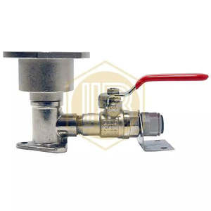 Testa del rubinetto autopulente con chiave KeyKeg con attacco John Guest 3/8 - Product Image 4