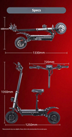 Scooter Eléctrico de Alta Potencia de 6000W con Doble Motor