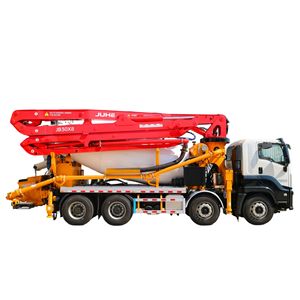 Camion malaxeur à béton multifonctionnel intégré JIUHE 30m, machine à bétonnière, camion pompe à béton - Product Image 1
