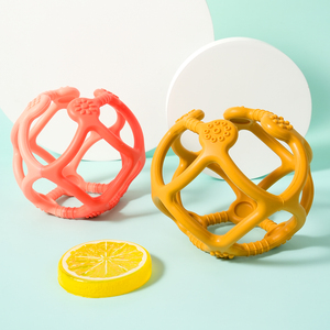 Mordedores Sensoriales para Bebés Libres de BPA, Mordedores de Silicona en Forma de Bola para Bebés, Juguetes Masticables para la Dentición, Lindos Mordedores de Silicona para Niños Pequeños - Product Image 5