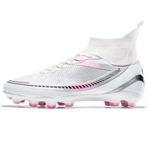 Scarpe da <span class=keywords><strong>Calcio</strong></span> FG da Uomo con Tacchetti Lunghi e Lacci, Modello Wing Completamente Nero - Product Image 6