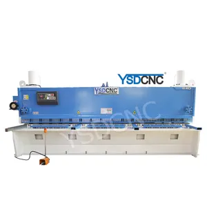 Cortador de Metal YSDCNC Ms con sistema de Control Elgo P40, cizalla de chapa a la venta 8*4000mm para acero dulce