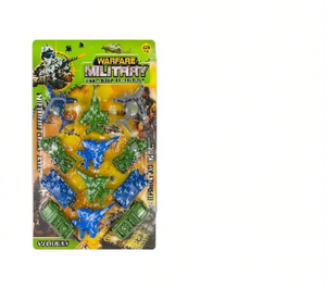 Set di giocattoli militari Wichern, blocchi di costruzione in plastica per bambini dai 5 ai 7 anni, tema trasporti unisex - Product Image 1