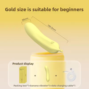 Vibrateur banane en caoutchouc tout-en-un, masseur en silicone liquide, stimulation du point G, appareil de massage et de masturbation, plaisir en couple - Product Image 4