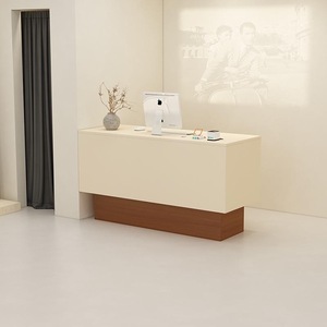 Petit comptoir <span class=keywords><strong>de</strong></span> caisse, comptoir d'accueil pour entreprise, restaurant, spa, salon, usine, mobilier moderne <span class=keywords><strong>de</strong></span> luxe à prix abordable, panneau OEM ODM - Product Image 3