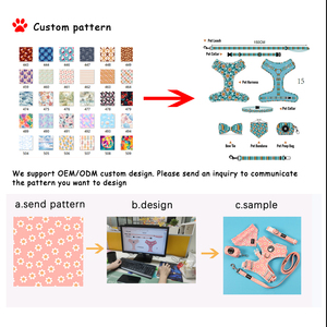 Toptan Kordonlu Çekmez Kahverengi Köpek Tasması Yeleği Ayarlanabilir Yumuşak Dolgulu Kadife Evcil Hayvan Yürüyüş Göğüs Tasması Üreticisi - Product Image 6