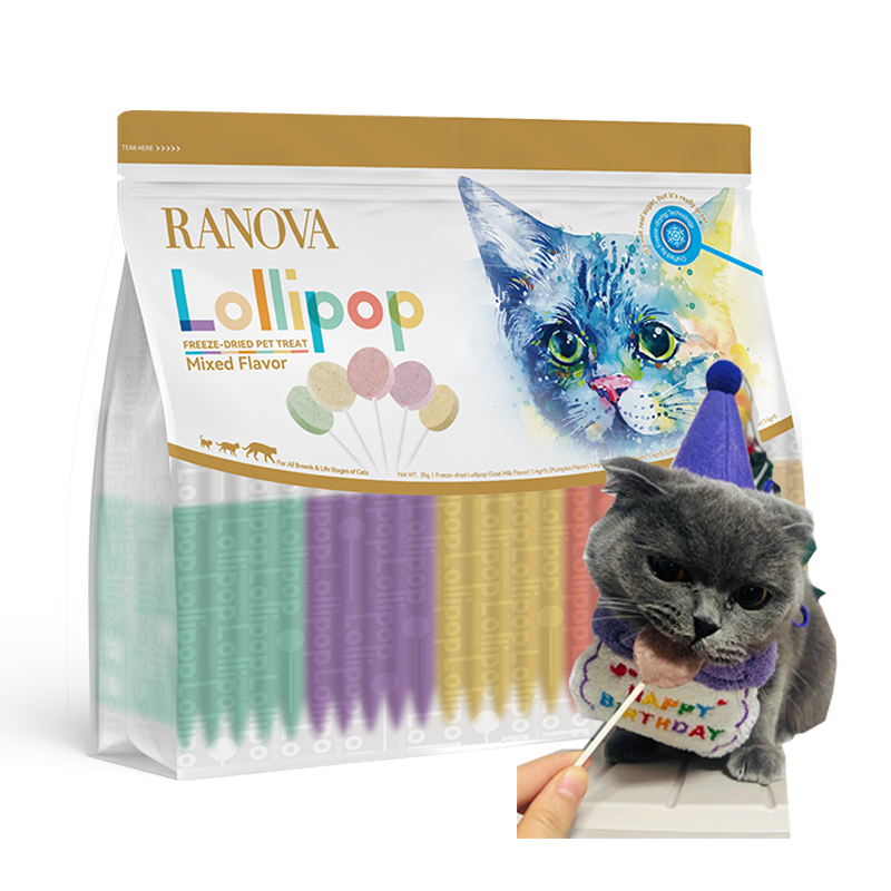 Goat Milk Dog Lollipop Treats Purely Lickable Cat Treats Lollipop