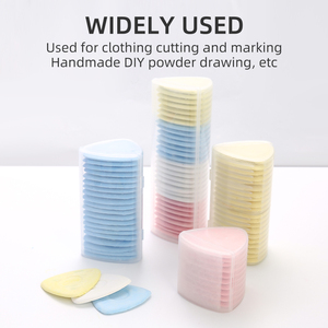JP 10pcs & 20pcs & 30pcs một hộp đầy màu sắc xóa được vải thợ may phấn may phí cầu Đường Tam giác phấn - Product Image 3
