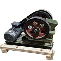 Trituradora de Muestras Portátil Pequeña y Económica Tipo Swing con Motor Eléctrico de 1.5kw, Trituradora de Mandíbulas de Laboratorio para Minería de Oro