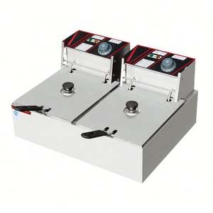 Friteuse électrique numérique industrielle commerciale Kingbetter en acier inoxydable 6L 2.5KW à chauffage rapide - Product Image 2