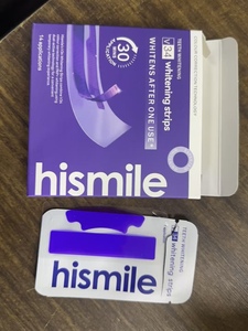 แผ่นฟอกสีฟันฮิสไมล์ ชุดฟอกสีฟันแบบเร่งด่วน V34 สีม่วง ช่วยปรับสีฟันให้ขาวกระจ่างใส - Product Image 5