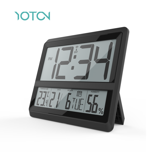 Markdown Sale Morden Style RCC Clock Multi Function Digital Clock RC Clock With Temperature & Humidity