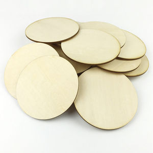 Tấm Gỗ Mỏng Tròn Tự Nhiên Tùy Chỉnh Tấm ĐĨA GỖ Trống Chưa Hoàn Thiện Để Tự Làm Đồ Thủ Công Cắt Laser Nghệ Thuật - Product Image 5