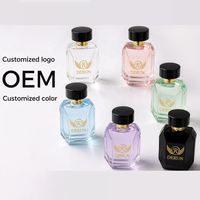 Flacon pulvérisateur de parfum en verre 100 ml vide, atomiseur à fine brume unique, conteneur cosmétique, vente en gros, personnalisable