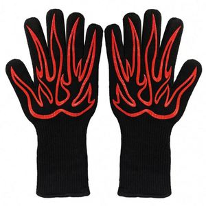 Gants de cuisine ignifuges imprimés en gros, gants thermiques en nylon pour grillades et pâtisserie - Product Image 1