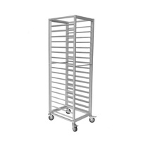Chariot de boulangerie en acier inoxydable, chariot de boulangerie commercial à vente chaude, chariot en acier à une rangée, chariot de boulangerie