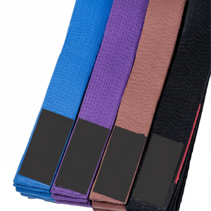 Personalizado al por mayor BJJ cinturón Dios secado rápido cinturones artes marciales BJJ cinturón Karate Taekwondo cinta precio de venta al por mayor - Product Image 1