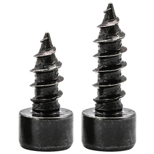 Tornillo autorroscante hexagonal de cabeza cilíndrica negra de grado HA8.8 M3 M4 M5 para madera y altavoces - Product Image 3