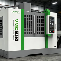 Fraiseuse verticale DRC VMC1160, commande Fanuc, 3/4/5 axes, BT40, déplacement de table 1200x600mm, magazine 24 outils, haute précision
