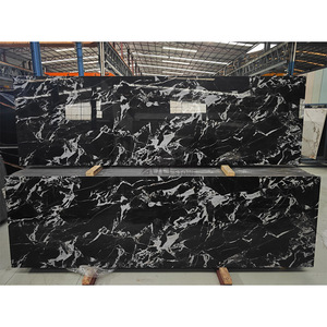 Pierre frittée MT STONE 1600x3200mm 12mm d'épaisseur, Noir <span class=keywords><strong>Napoléon</strong></span>, antidérapante, résistante à l'usure, style moderne pour villas - Product Image 1
