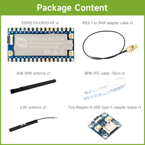 Carte de développement Waveshare ESP32-S3 LoRa intégrant une puce RF LR1121 de troisième génération, prend en charge la communication sans fil LoRa Sub-GHz/2.4GHz K573 - Product Image 3