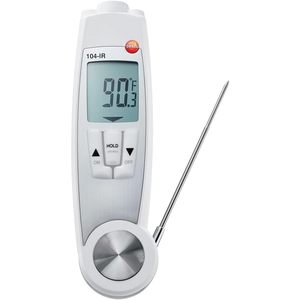 Testo 104-IR Infrared <b>Thermometer</b> Dual Sensor Surface And Core Temperature Measurement Waterproof With <b>Probe</b> - Product Image 1