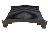 Protection de guide linéaire en plastique à soufflet CNC, protection de glissière à soufflet, protection de guide linéaire