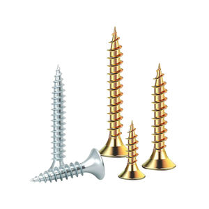 High Strength M4 M5 Zinc Coated Cross Flat Head <b>Wall</b> Screws Self-Tapping Hardened Fiberboard Screws for Woodwork - Product Image 3