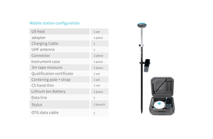 เครื่องมือตรวจวัดความเร็วสูงแบบยูเอฟโอ U5 GPS อุปกรณ์สำรวจที่ดินใหม่ล่าสุดจัดส่งฟรีอุปกรณ์สำรวจ GNSS RTK - Product Image 2