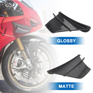 Alerón para Motocicleta de 180 mm x 100 mm, Diseño Artístico de Fibra de Carbono, Alerón Trasero para Yamaha, Suzuki, Kawasaki, Honda - Product Image 4