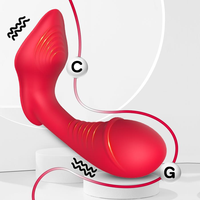 Culotte vibrante connectée à application pour stimulation clitoridienne féminine, puissant vibromasseur double moteur pour point G
