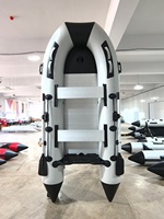 Bateau pneumatique en PVC avec plancher en aluminium ou bateau rapide marin pour 6 personnes ou bateau de pêche en PVC