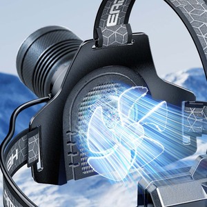 Mới Siêu Sáng Điện Hiển Thị Màu Đỏ Màu Xanh Cảnh Báo Có Thể Sạc Lại Có Thể Điều Chỉnh Zoom Ngọn Đuốc Không Thấm Nước Đèn Pin Chiến Thuật Đèn Pin Đèn - Product Image 2