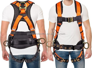 Arnés de Seguridad de Cuerpo Completo con Doble Cordón de 5 Puntos, Arnés de Seguridad Industrial para Trabajo de Construcción, Protección Contra Caídas - Product Image 4