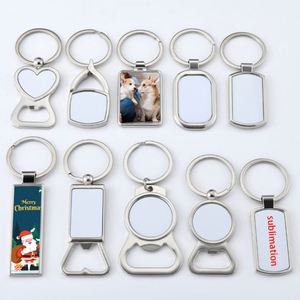 Llaveros de Metal para Sublimación, Abrebotellas, Regalos Promocionales al por Mayor, para Festivales, DIY, Souvenirs - Product Image 1