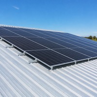 Support de montage réglable pour panneaux solaires sur toit en tôle métallique – Kit d'installation de structure de support photovoltaïque pour toiture