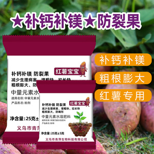 Engrais pour Patate Douce Rouge et Patate Douce Bébé 25g Supplément Calcium Magnésium Anti-Craquelure Améliorateur de Rendement - Product Image 2