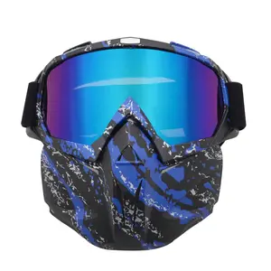 Kacamata Masker Ski Pelindung Mata Sepeda Motor Lokomotif Motocross Tempat Baru